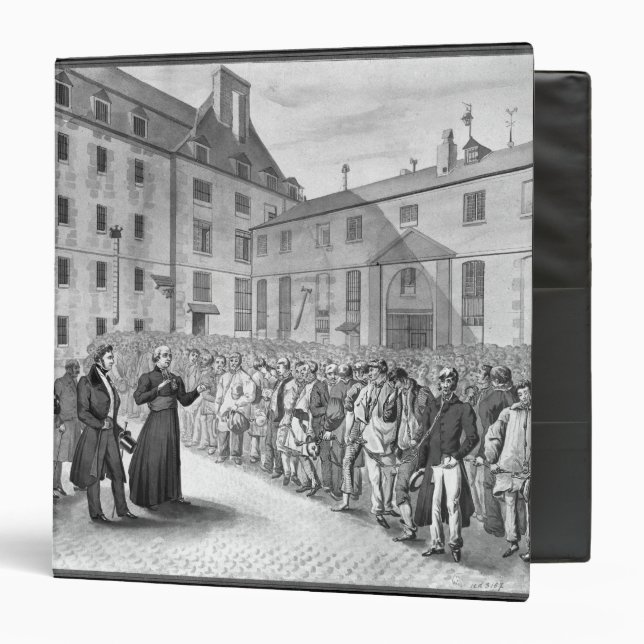 Ceremony before the departure of the convicts binder (Front/Inside)