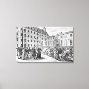 Ceremony before the departure of the convicts canvas print