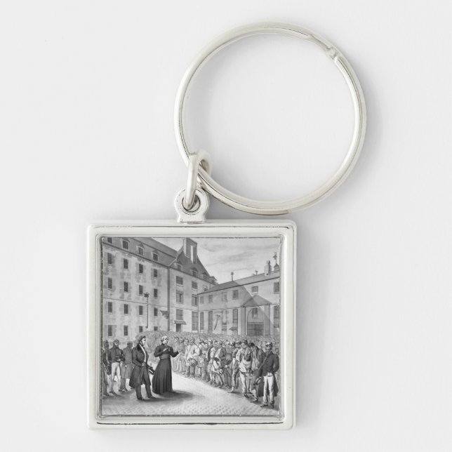 Ceremony before the departure of the convicts keychain (Front)