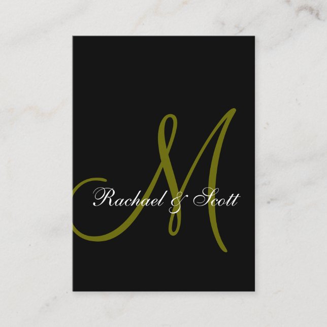 Ceremony Location and Drinks Info Insert Cards (Front)