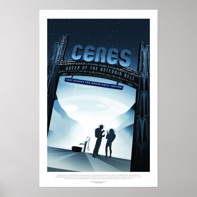 Ceres, affiche de voyage (Devant)
