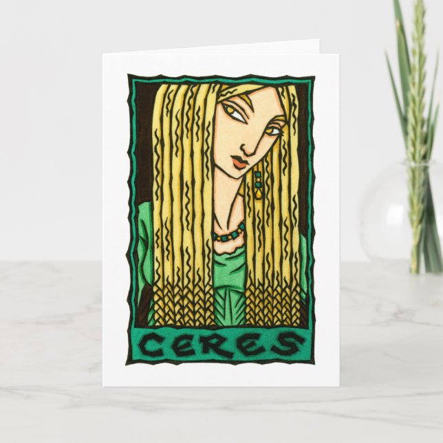 Ceres Greeting Card (Front)