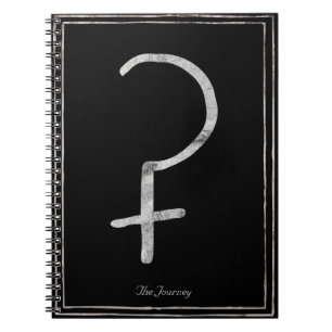 Ceres hammered silver stylized solar system notebook