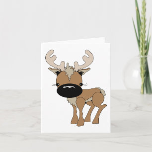 Cerf Avec Cartes Noirs Gros
