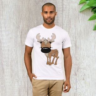 Cerf Avec Un T-Shirt Mens Gros Nez