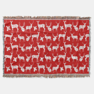 Cerf blanc sur la couverture de Laine rouge