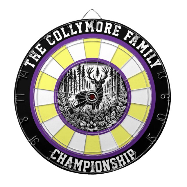 Cerf dans la cible de précision de la forêt (Devant)