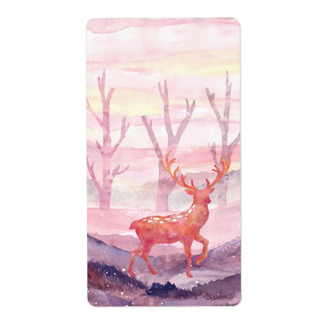 Cerf dans la forêt (Devant)