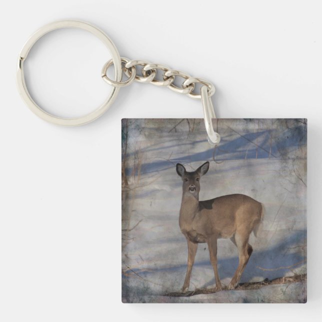 Cerf dans la neige (Devant)