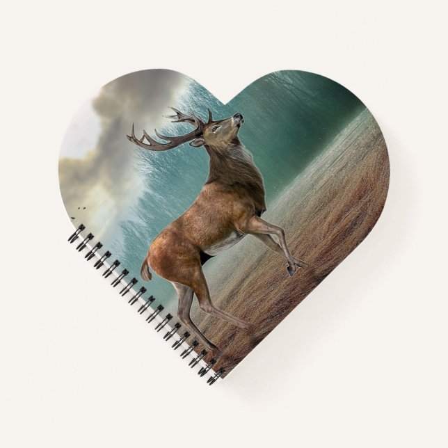 Cerf Lone Dans Le Carnet Forestier De Misty (Devant)