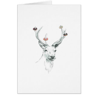 cerfs communs de daine-écrou