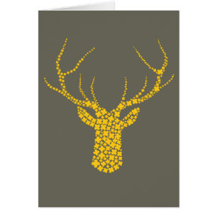 Cerfs communs floraux Antler