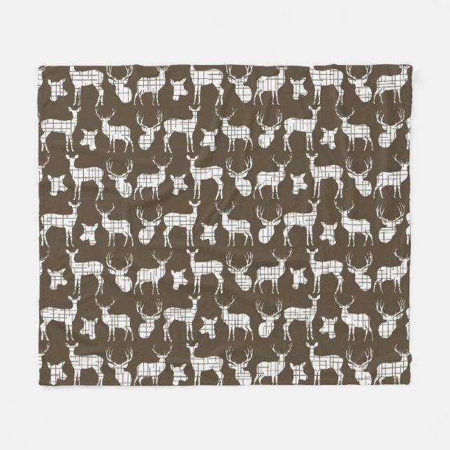 Cerfs communs rustiques blancs sur la couverture (Devant (Horizontal))