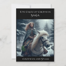 Ceridwen and Shagg 5x7 collector card