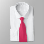 Cerise Pink Hidden Initials Solid Colour Neck Tie<br><div class="desc">Cerise Pink Hidden Initials Solid Colour. For weddings or everyday use, with initials hIdden on the back which you can easily personalise or delete if not required. Can be changed to any colour of your choice via the Customize Further option, or please message me if you need help with this....</div>