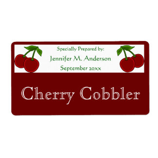 Cerises jumelles encadrées dans la cuisine rouge m