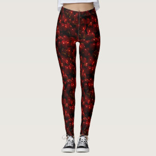 Cerises Motif Leggings