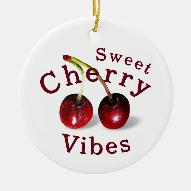 Cerises ornement (Devant)