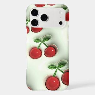 Cerises Rouges Brillantes – Coque iPhone esthétiqu
