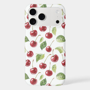 Cerises Rouges Feuilles Vertes