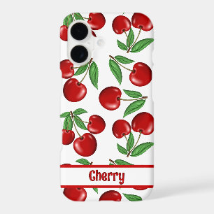 Cerises Rouges Partout sur le Motif Personnalisé