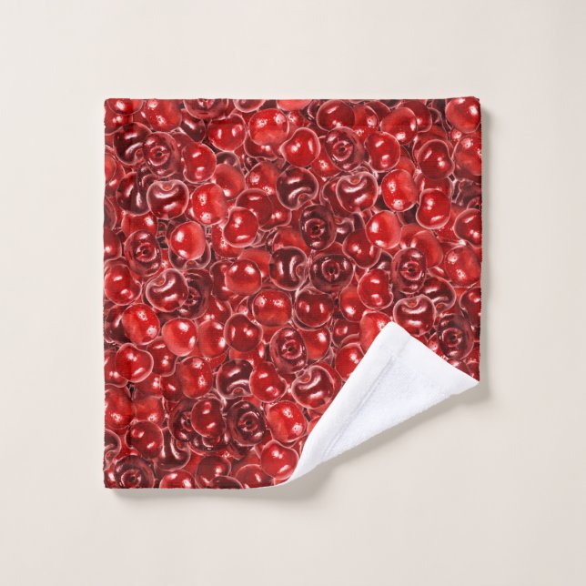 Cerises sucrées (Gant de toilette)