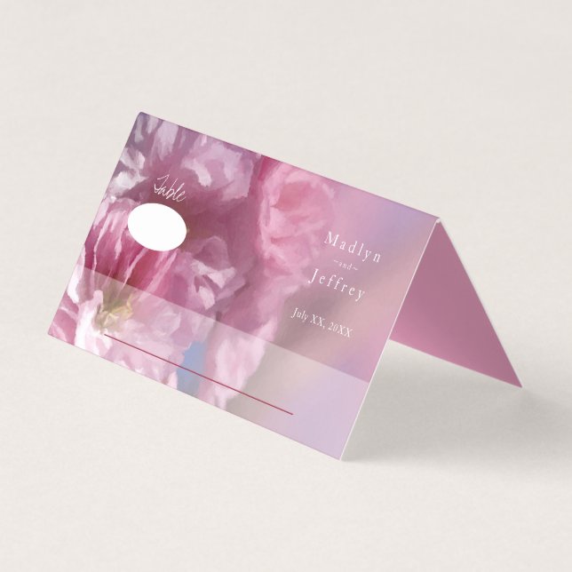 cerisier rose fleurs mariage de printemps (Front)