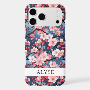 Cerisiers Fleuris Sakura Japonais Monogrammé