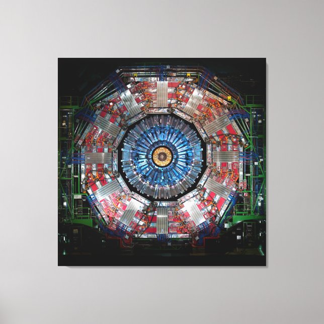 CERN LARGE HADRON COLLIDER CANVAS PRINT (Front)