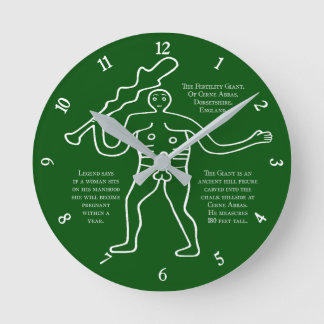 Cerne Abbas Giant Round Clock