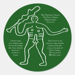 Cerne Giant Classic Round Sticker