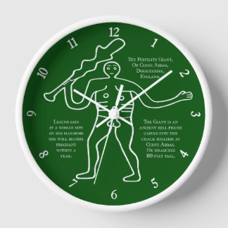 Cerne Giant Lucky Fertility Symbole Horloge