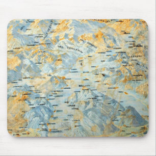 Cernobbio Map Mouse Pad