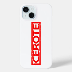 Cerote Stamp iPhone 15 Case