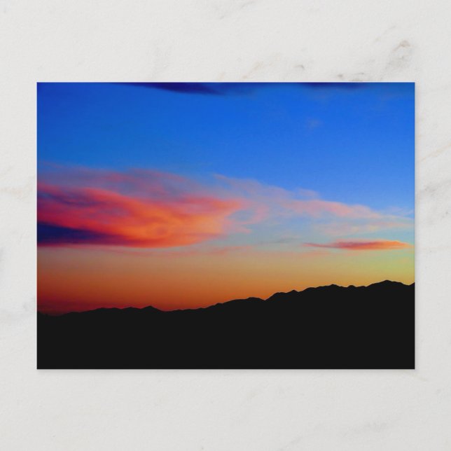 cerrillos sunset postcard (Front)