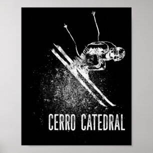 Cerro Catedral Mountain Argentina Downhill Skiing Poster