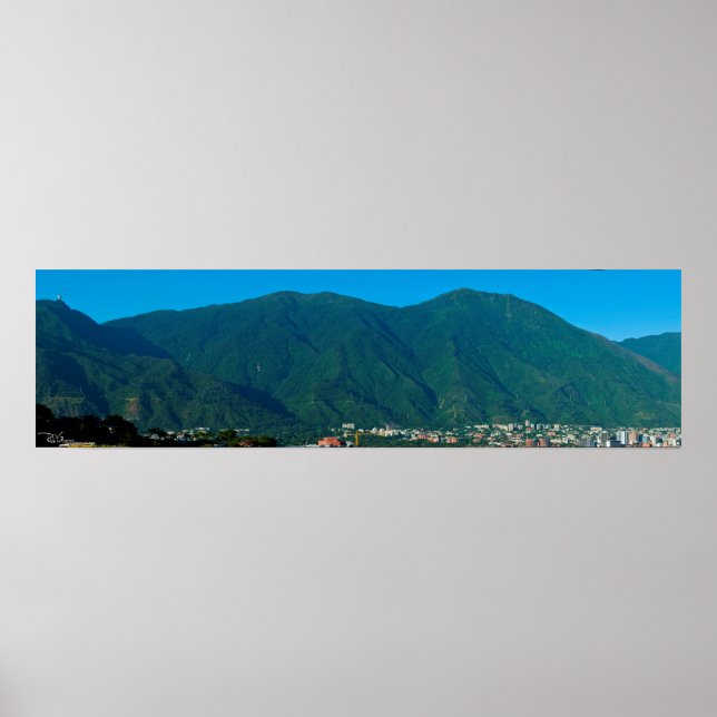 Cerro El Ávila y valle de Caracas Poster (Front)