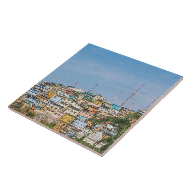 Cerro Santa Ana Guayaquil Ecuador Tile (Side)