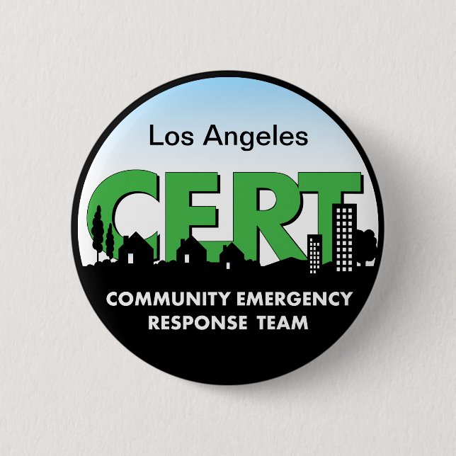 CERT Button-customize 2 Inch Round Button (Front)