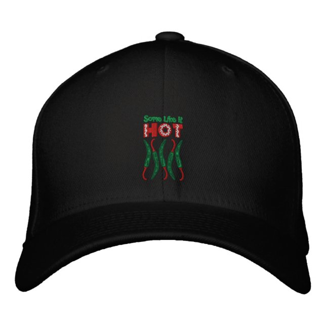 Certains l'aiment Hot Peppers Casquette brodé (Devant)