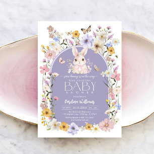 Certains Lapin Est En Route Invitation Baby Shower