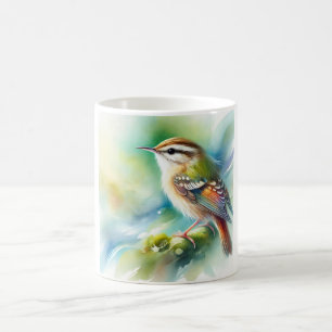 Certhiidae bird 061024AREF137 - Watercolor Coffee Mug