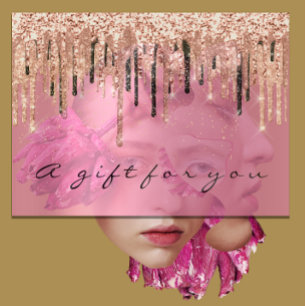 Certificat cadeau Beauté Studio coiffeur rose