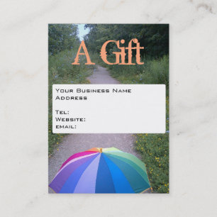 Certificat cadeau carte de visite par RoseWrites