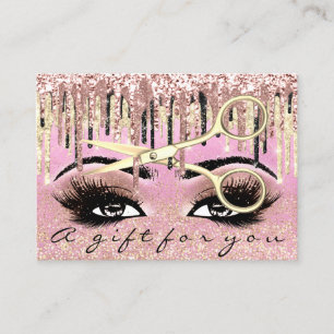 Certificat cadeau Coiffeur Parties scintillant Gol