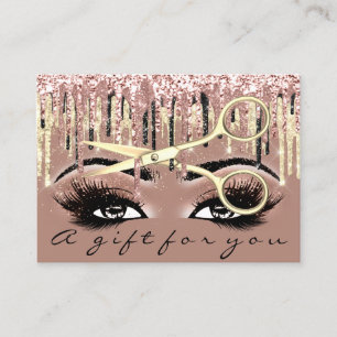 Certificat cadeau Coiffeur Rose Skin Gold Maquilla