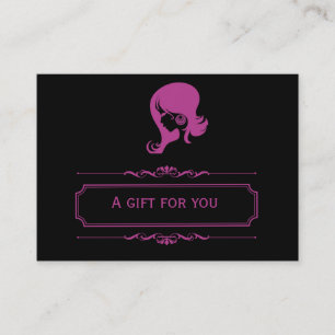 Certificat cadeau de salon (prune)