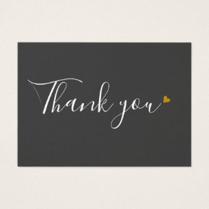 Certificat cadeau d'entreprise moderne Merci coeur