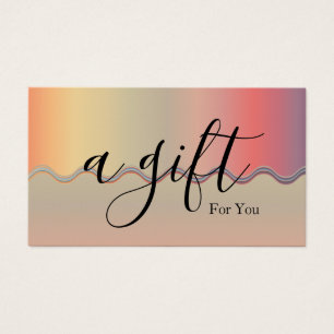 Certificat cadeau d'entreprise simple et moderne