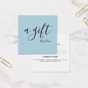 Certificat cadeau d'entreprise simple et moderne